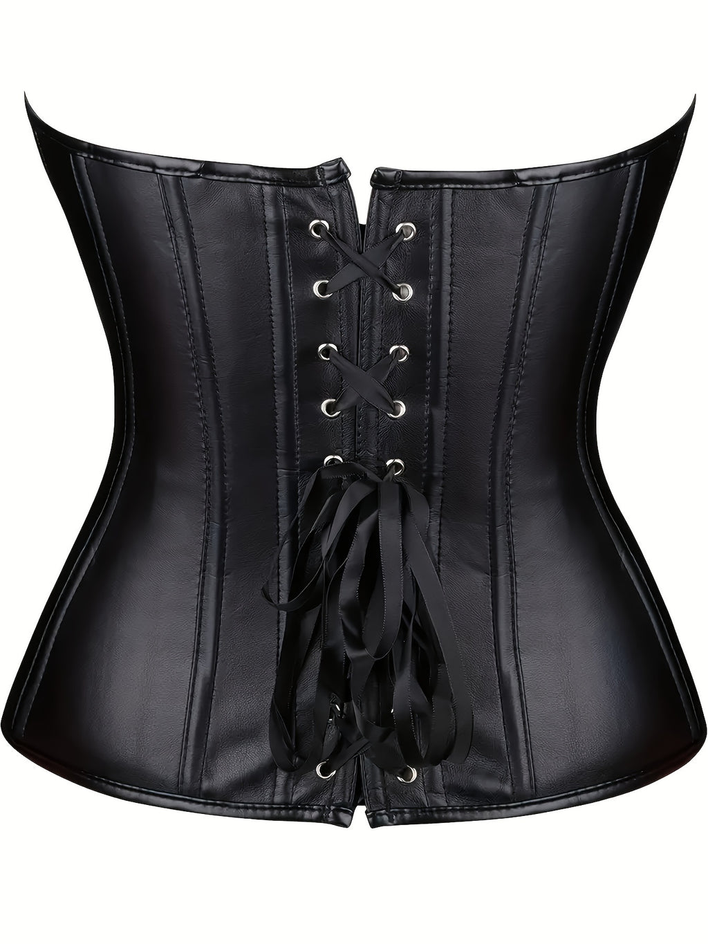 Black Corset Top Adjustable Zipper, Belly Shaper, Perfect for Casual or Formal Outfit, Versatile Fashion Piece Corset Adjustable Fit