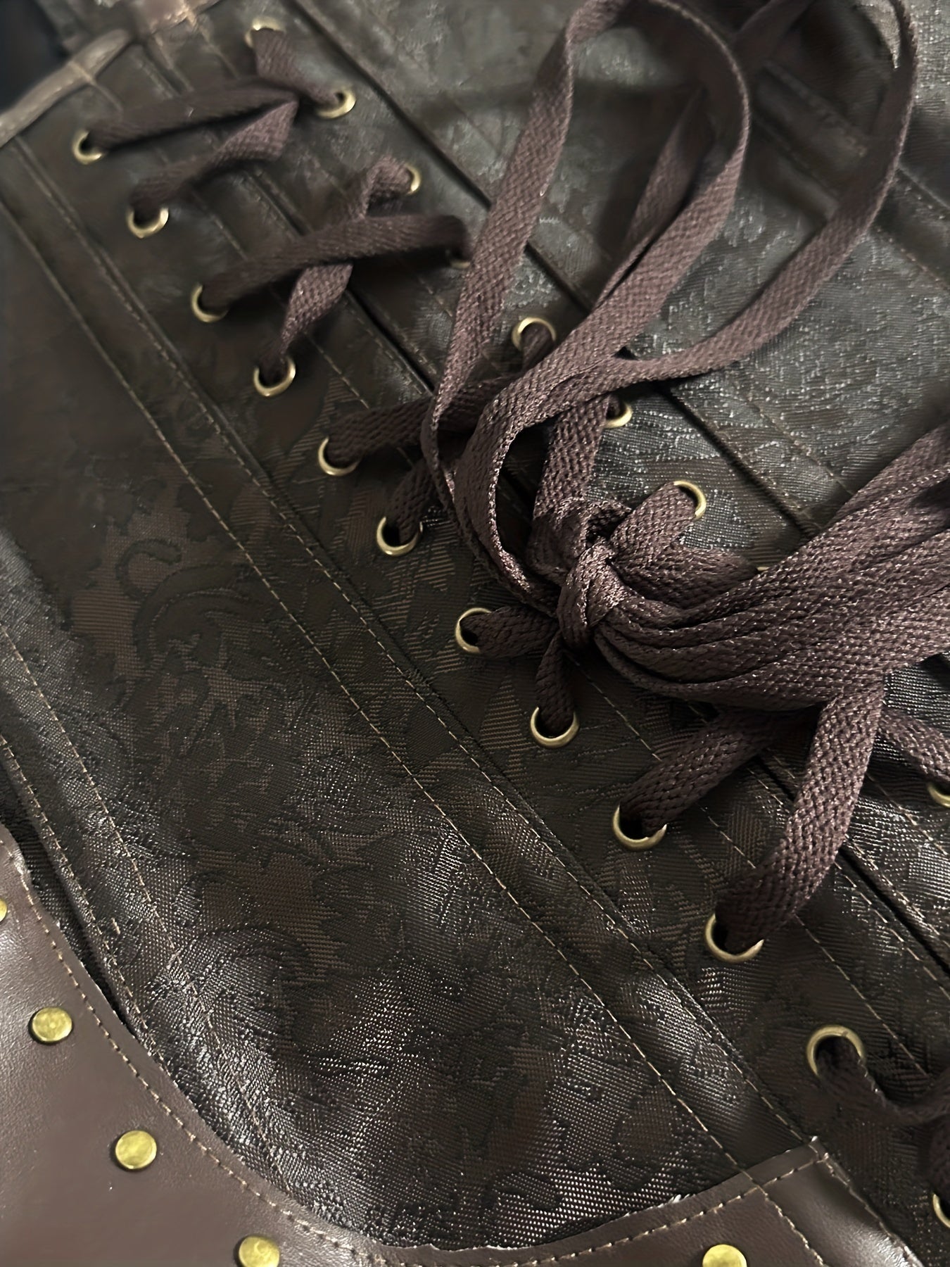 PRETASIE Jacquard Halter Strapless Corset Tummy Control Lace Up Push Up Body Shaper Lingerie Shapewear