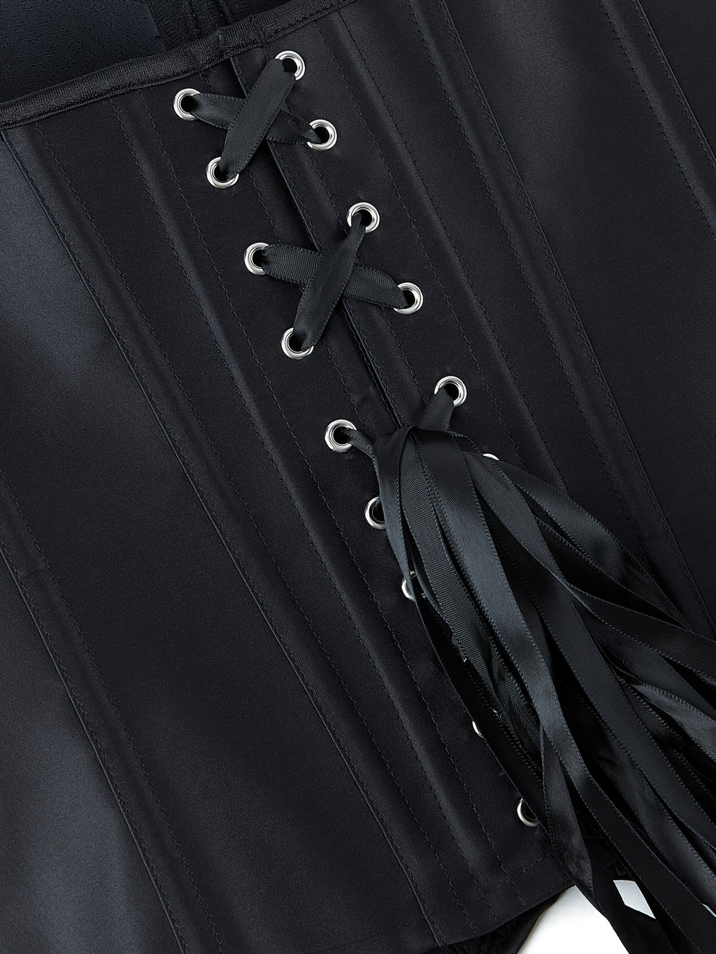 PRETASIE Elegant Striped Corset Top Strapless Bustier with Built-in Bra Cups Shapewear Polyester and Elastane Hand Washable