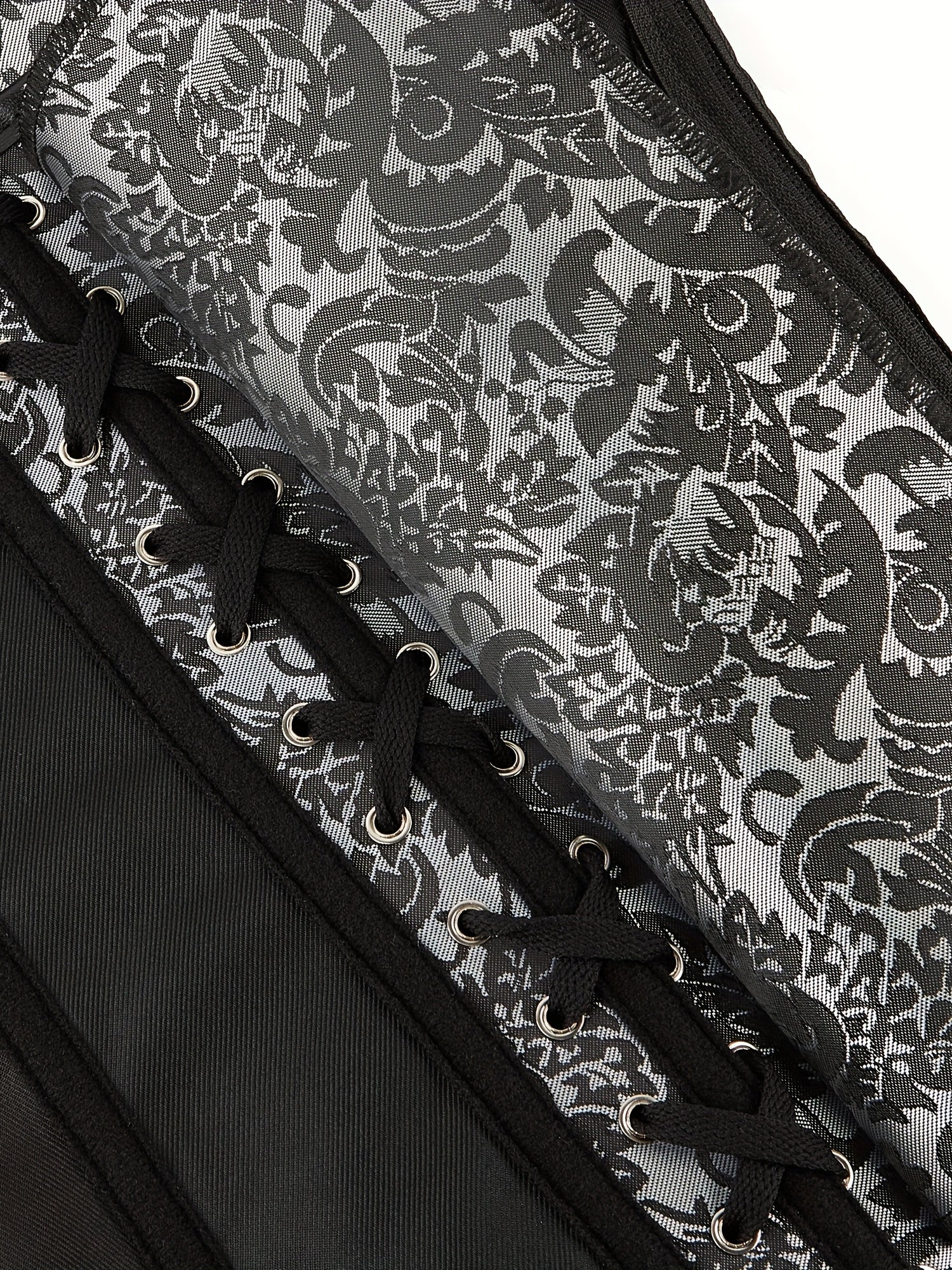 PRETASIE Gothic Strapless Neck Corset with 11 Steel Bones And Side Zipper a Fitted Court Shapewear for Halloween Punk Style