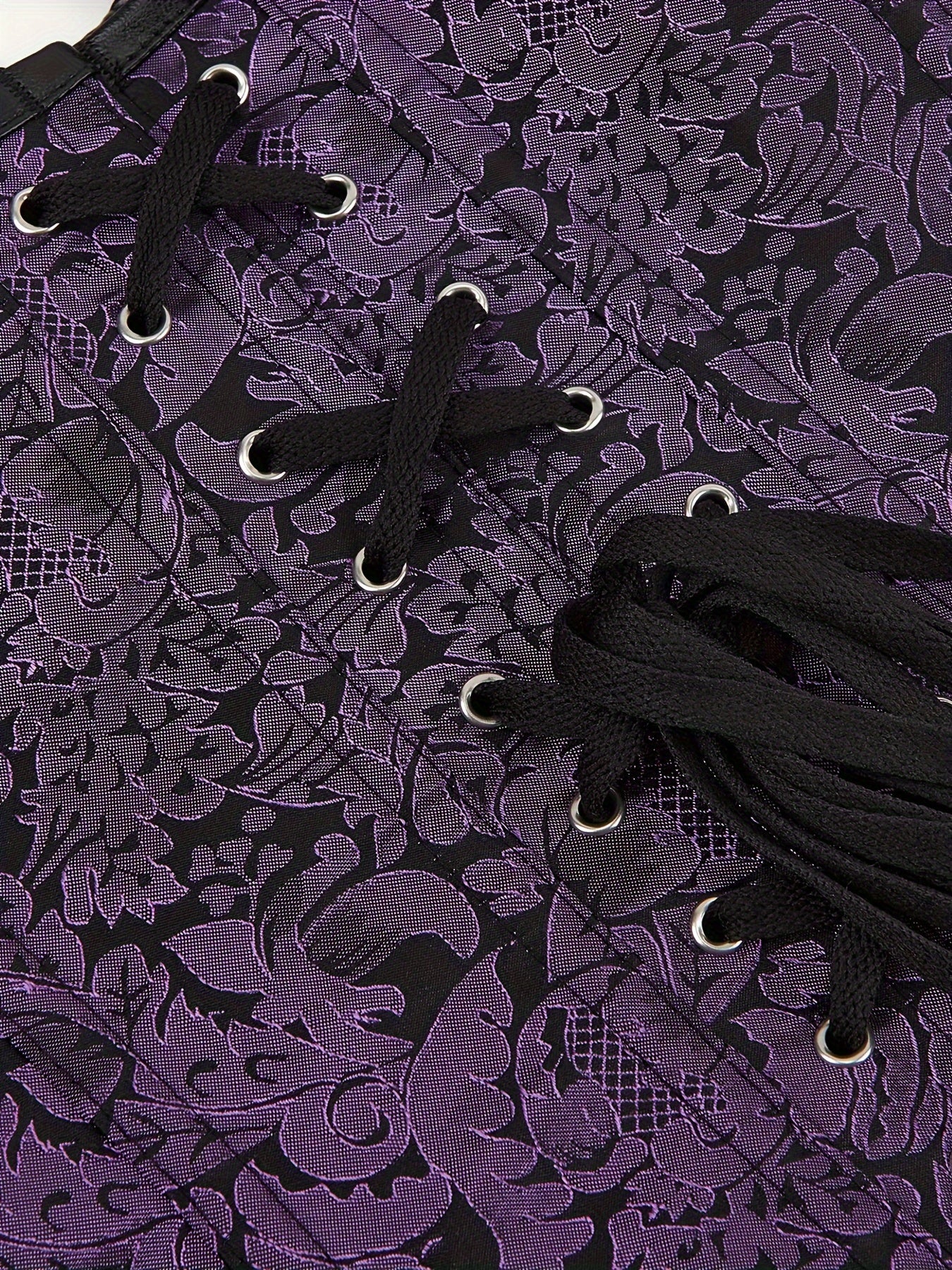 PRETASIE Gothic Strapless Neck Corset with 11 Steel Bones And Side Zipper a Fitted Court Shapewear for Halloween Punk Style