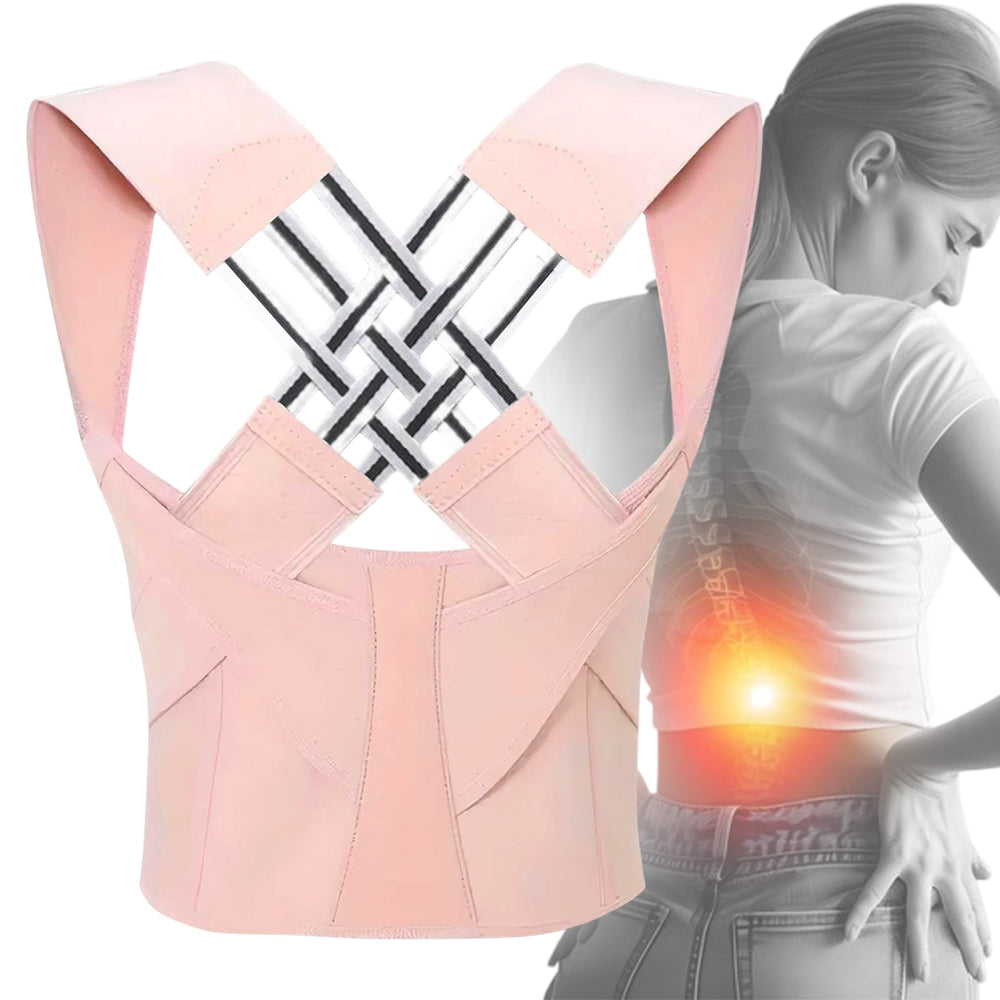 PRETASIE Adjustable Posture Corrector Back Brace Shoulder Straightener with Shoulder Support for Back Pain Relief for Men and Women Belts