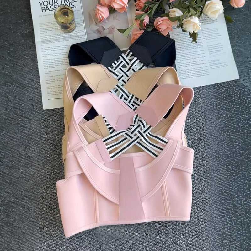 PRETASIE Adjustable Posture Corrector Back Brace Shoulder Straightener with Shoulder Support for Back Pain Relief for Men and Women Belts