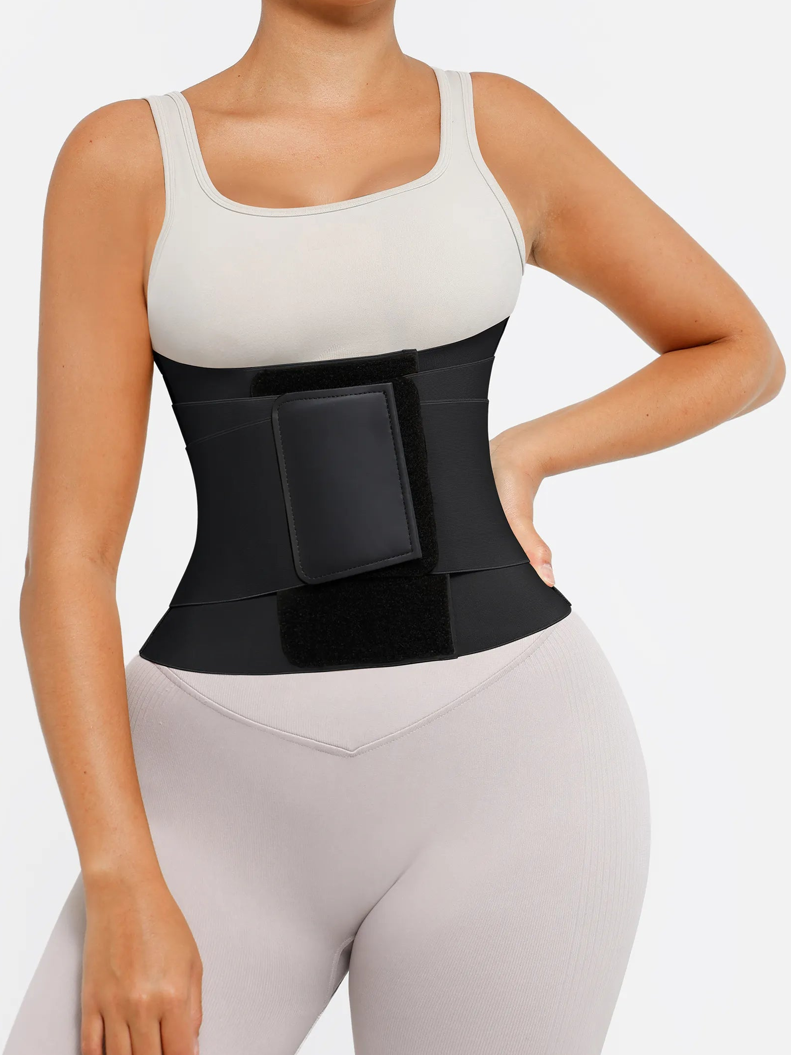PRETASIE Triple Wrap Tummy Control Waist Trainer Belt