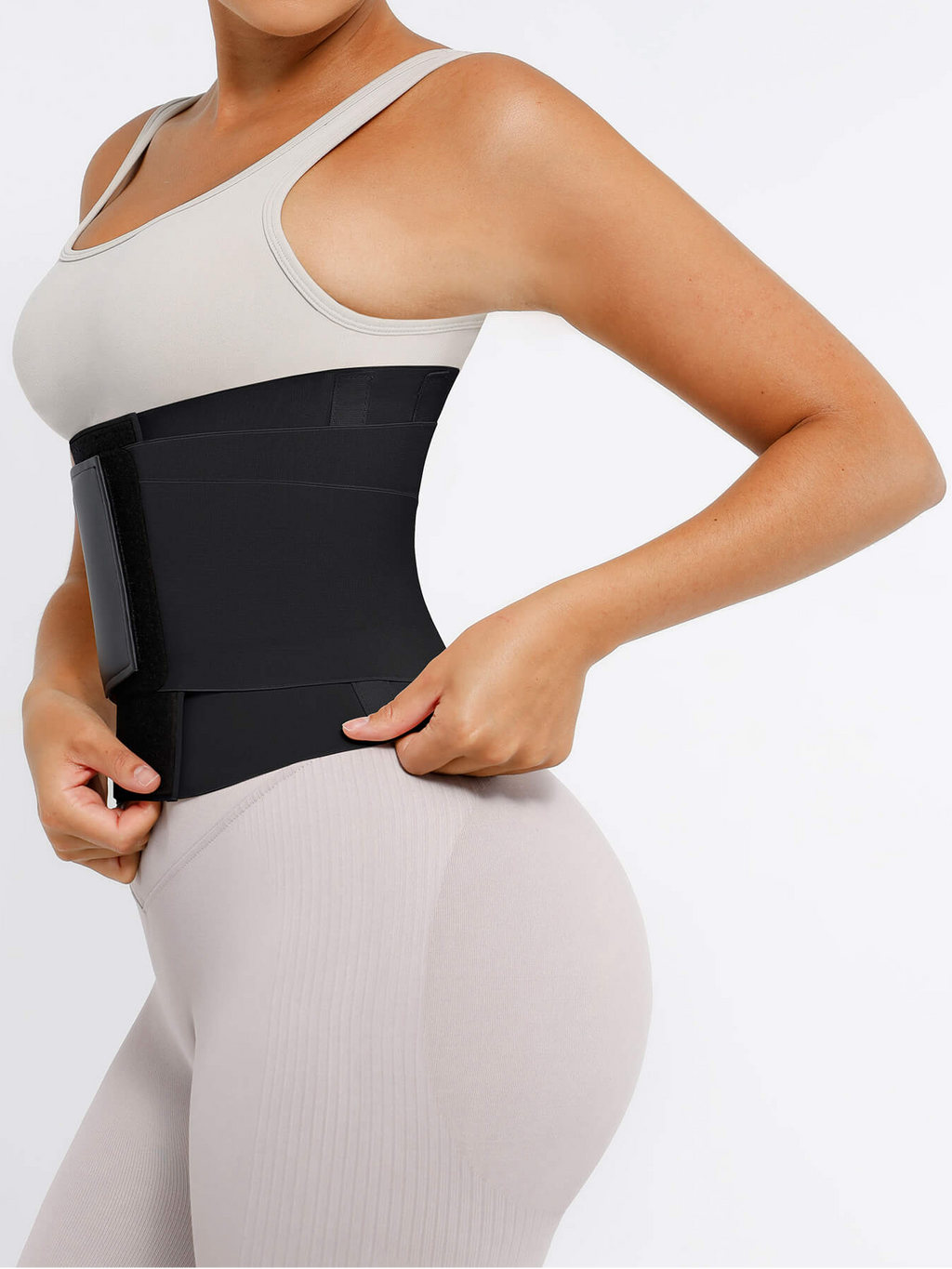 PRETASIE Triple Wrap Tummy Control Waist Trainer Belt