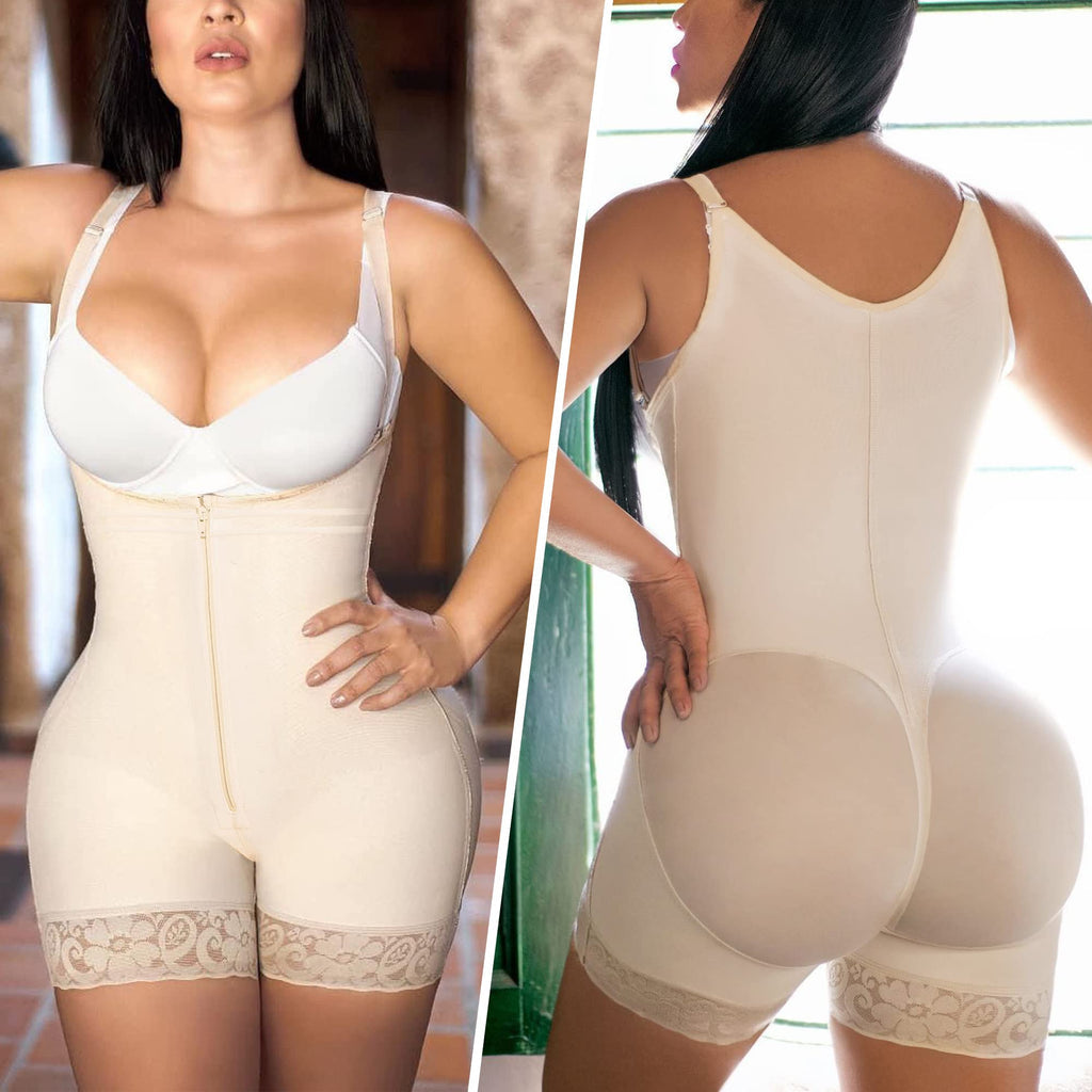PRETASIE Fajas Colombianas Shapewear for Women Postpartum Tummy Control Body Shaper Butt Lifter Bodysuit